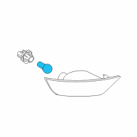 OEM 2019 Ford EcoSport Back Up Light Bulbs Diagram - 81AZ13466AA