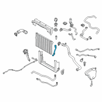 OEM 2015 BMW 750i xDrive Engine Coolant Hose Diagram - 17-22-7-575-387