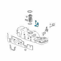 OEM 2020 Chevrolet Colorado Fuel Gauge Sending Unit Diagram - 23333575