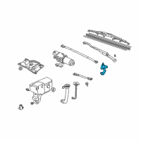 OEM 2007 Honda S2000 Pivot Assy. C Diagram - 76560-S2A-003