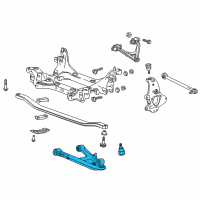 OEM 2017 Chevrolet Corvette Lower Control Arm Diagram - 20965286