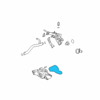 OEM Saturn Seal-Water Pump (O Ring) Diagram - 12581518