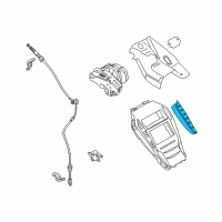 OEM 2018 Lincoln MKZ Shift Panel Diagram - HP5Z-7E453-B