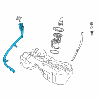 OEM 2021 BMW M550i xDrive Plastic Filler Pipe Diagram - 16-11-7-365-415