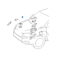 OEM 2014 Toyota Land Cruiser Relay Diagram - 90987-02028