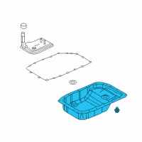 OEM 2015 Cadillac ATS Oil Pan Diagram - 24265626