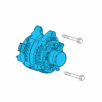 OEM 2017 Cadillac XT5 Alternator Diagram - 13507126