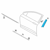 OEM 2017 Lincoln MKZ Applique Diagram - DP5Z-5420554-AB