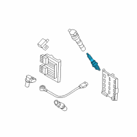 OEM Kia Sedona Spark Plug Assembly Diagram - 2741023700