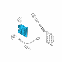 OEM 2008 Kia Sedona Engine Ecm Electronic Control Module Diagram - 391103C465