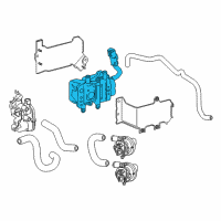 OEM Honda Accord Heater Assy., Electronic Coolant Diagram - 79930-T3V-A01