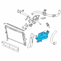 OEM 2008 Dodge Avenger Bottle-COOLANT Recovery Diagram - 5058371AE