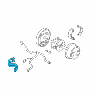 OEM 2001 Oldsmobile Silhouette Hose, Rear Brake Diagram - 17999811