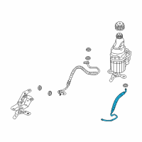 OEM Saturn Astra Hose Asm, P/S Gear Outlet Diagram - 13122703