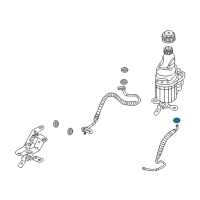 OEM 2008 Saturn Astra Seal, Steering Gear Pipe (O Ring) Diagram - 93183994