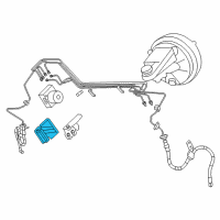 OEM Chrysler Anti-Lock Brake System Module Diagram - 68096052AB