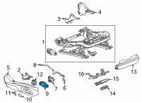 OEM 2021 Cadillac Escalade ESV Seat Switch Diagram - 84751543