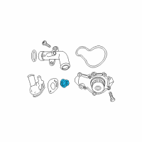 OEM Jeep THRMOSTAT Diagram - 53010552AC