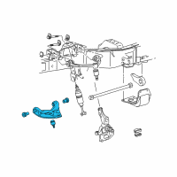 OEM 2003 Ford Explorer Sport Trac Lower Control Arm Diagram - 7L5Z-3078-A