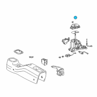 OEM 2005 Toyota MR2 Spyder Shift Knob Diagram - 33504-53020