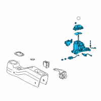 OEM 2003 Toyota MR2 Spyder Shifter Diagram - 33530-17140