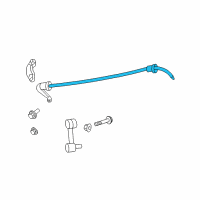 OEM 2012 Lincoln MKZ Stabilizer Bar Diagram - 8E5Z-5A772-A