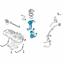 OEM 2015 Kia Sportage Fuel Pump Complete Diagram - 311102S600