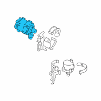 OEM 2020 BMW 840i Gran Coupe Electric Coolant Water Pump Diagram - 11-51-8-638-237