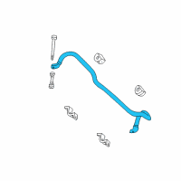 OEM Ford F-250 HD Stabilizer Bar Diagram - F75Z-5482-BA