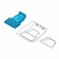 OEM 2015 BMW 550i GT xDrive Repair Kit, Switch Cluster, Roof Diagram - 61-31-9-232-055