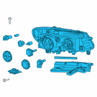 OEM 2015 Chevrolet SS Composite Headlamp Diagram - 92285811