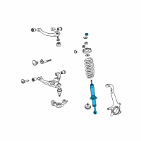 OEM 2009 Toyota Tacoma Strut Diagram - 48510-09U50