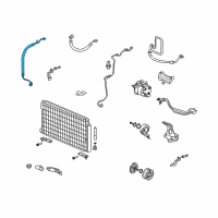 OEM 2011 Honda Civic Hose, Suction Diagram - 80312-SVB-A02