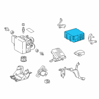 OEM Lexus GS450h Supply Assy, Brake Control Power Diagram - 89680-33010
