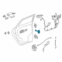 OEM 2019 Buick Envision Door Check Diagram - 23368429