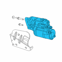 OEM 2008 Dodge Challenger Starter-Engine Diagram - 5030076AD