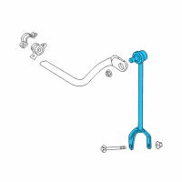 OEM 2019 Lexus LC500 Link Assy, Rear Stabilizer Diagram - 48840-11010