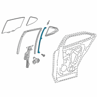 OEM 2021 Lexus UX250h Bar Sub-Assembly, RR Doo Diagram - 67407-76030