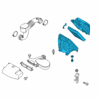 OEM 2016 Hyundai Santa Fe Sport Cleaner Assembly-Air Diagram - 28110-4Z200