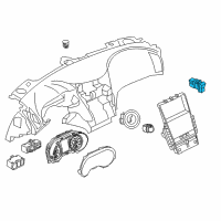 OEM 2013 Nissan 370Z Switch Assembly-Trunk Opener Cancel Diagram - 25380-F6610