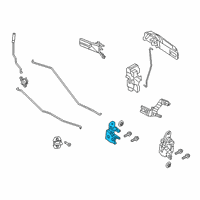 OEM 2019 Ram 1500 Classic Door Hinge Rear, Rear Left Upper Diagram - 68058523AA