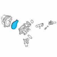 OEM 2021 Honda Accord Gasket, Water Pump Diagram - 19222-5K0-A01