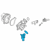 OEM 2019 Honda Insight Cover Assembly, Thermo Diagram - 19310-5P6-004