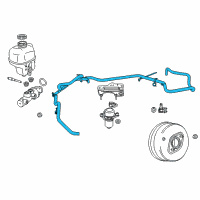 OEM 2019 Jeep Grand Cherokee Hose-Brake Booster Vacuum Diagram - 4581971AE