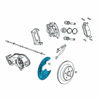 OEM 2021 Ram 1500 Shield-Splash Diagram - 68330564AC