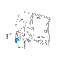 OEM Chevrolet P30 Lock Diagram - 22799144