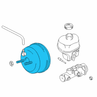 OEM 2005 Dodge Ram 1500 Booster-Power Brake Diagram - 5080887AA