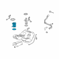 OEM 2013 Chevrolet Camaro Fuel Pump Diagram - 13592337