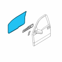 OEM Ford F-150 Weatherstrip On Body Diagram - BL3Z-1820709-B