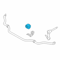 OEM 2016 Infiniti QX50 Bush-Stabilizer Diagram - 54613-1BD1A